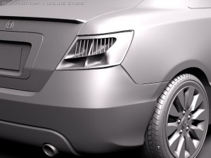 Honda Civic Coupe 2011 Modelo 3D