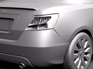 Honda Civic Coupe 2011 3D Model