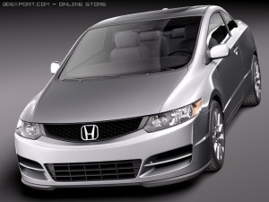 Honda Civic Coupe 2011 Modelo 3D