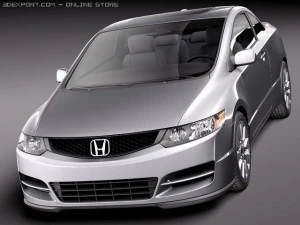 Honda Civic Coupe 2011 3D Model