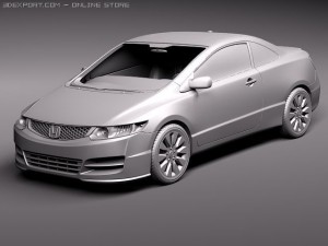 Honda Civic Coupe 2011 Modelo 3D