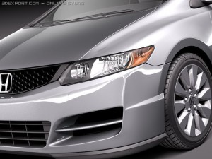 Honda Civic Coupe 2011 Modelo 3D