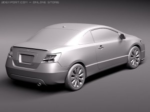 Honda Civic Coupe 2011 Modelo 3D
