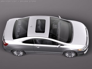 Honda Civic Coupe 2011 Modelo 3D