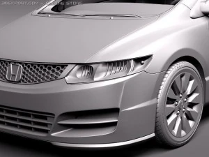 Honda Civic Coupe 2011 3D Model