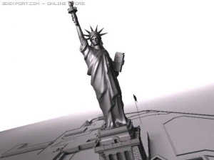 Freiheitsstatue USA 3D Modell