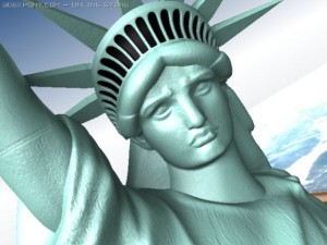 Statue of Liberty USA Model 3D