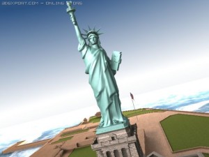 Statue of Liberty USA Model 3D
