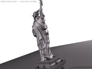 Statue of Liberty USA Model 3D