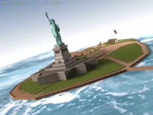 Freiheitsstatue USA 3D Modell