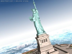 Statue of Liberty USA Model 3D