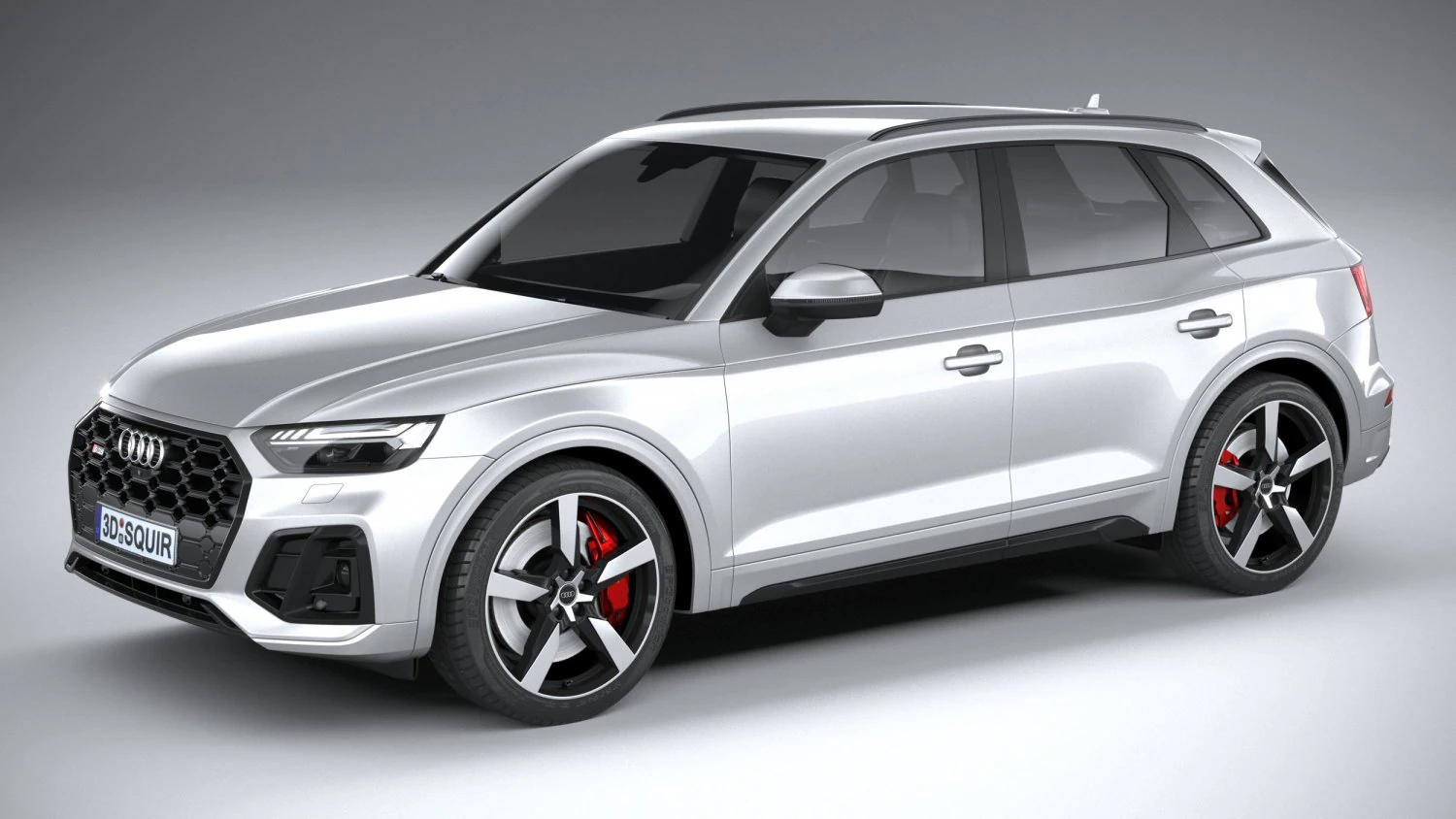 Audi SQ5 2021 3D Model .c4d .max .obj .3ds .fbx .stl .blend 