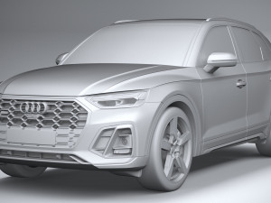 Audi SQ5 2021 Model 3D