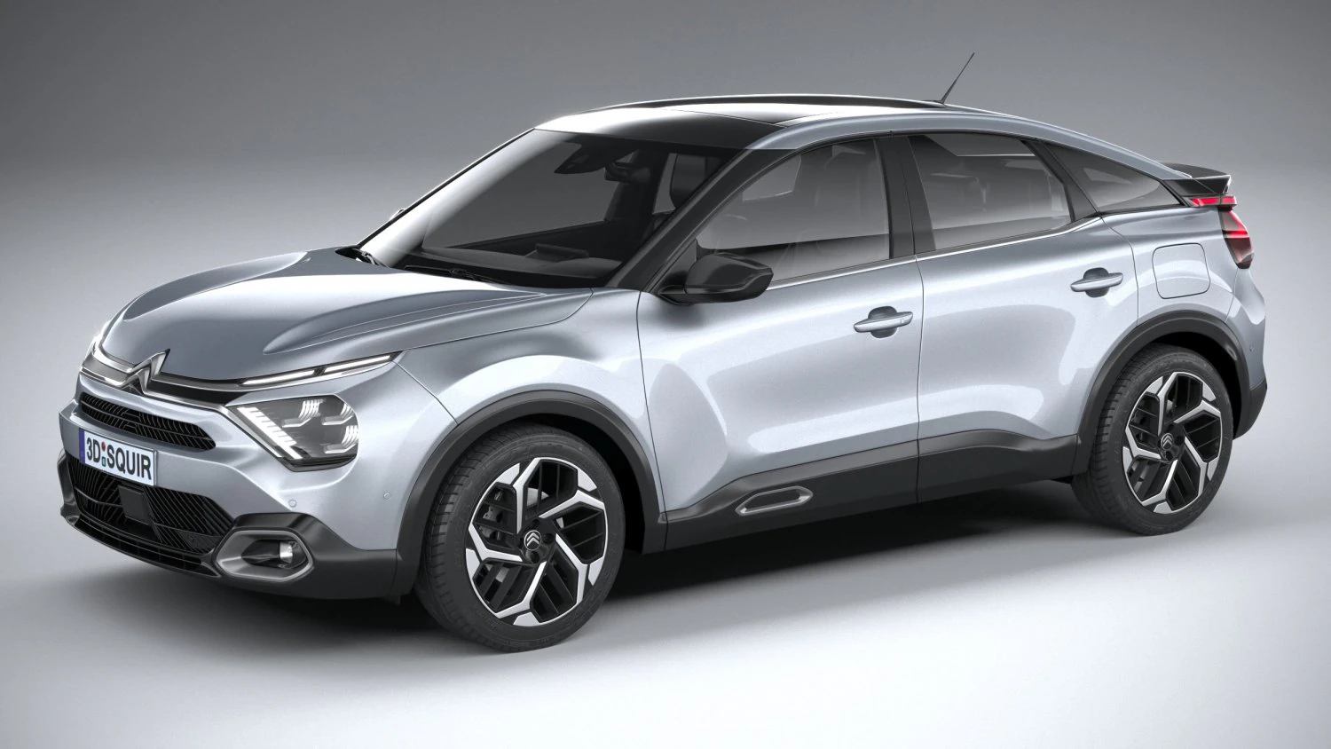 Citroen C4 2021 3D Model .c4d .max .obj .3ds .fbx .stl .blend 