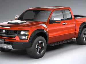 Generic Pickup 2020 3D Model