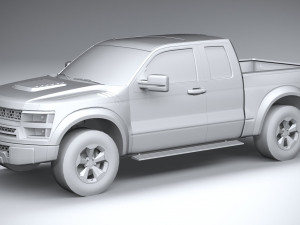 Generic Pickup 2020 3Dモデル