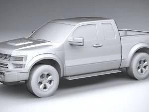 Generic Pickup 2020 3D Model