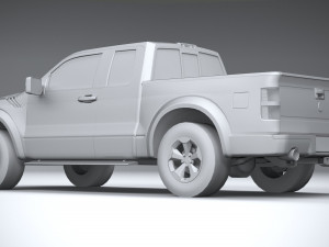 Generic Pickup 2020 3Dモデル
