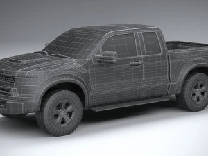 Generic Pickup 2020 3D Model