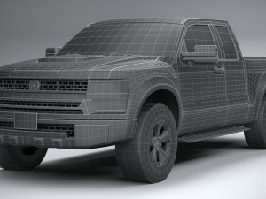Generic Pickup 2020 3Dモデル