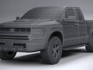 Generic Pickup 2020 3D Model