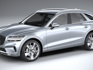 Genesis GV70 2020 3D Model