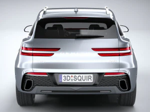Genesis GV70 2020 3D Model