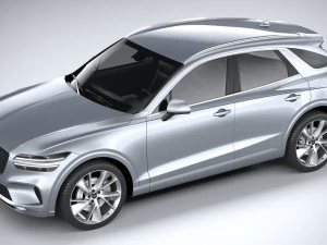Genesis GV70 2020 3D Model