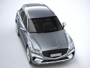 Genesis GV70 2020 3D Model