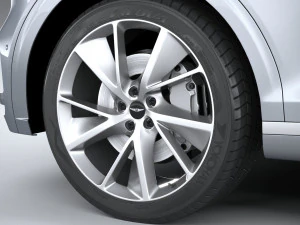 Genesis GV70 2020 3D Model