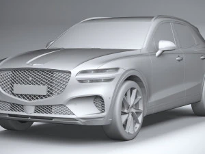 Genesis GV70 2020 3D Model