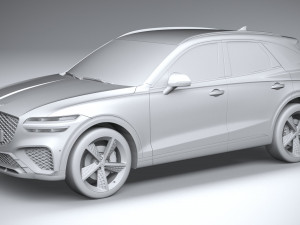 Genesis GV70 Sport 2020 3D 模型