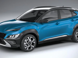 Hyundai Kona 2021 3D Model