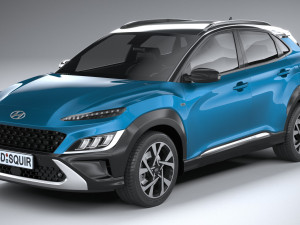 Hyundai Kona 2021 Model 3D