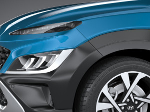 Hyundai Kona 2021 Model 3D
