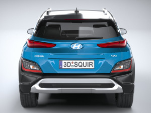 Hyundai Kona 2021 Model 3D