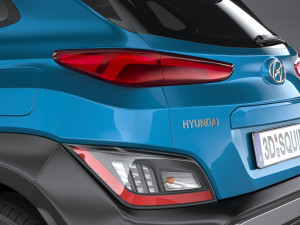 Hyundai Kona 2021 Model 3D