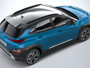 Hyundai Kona 2021 Model 3D