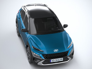 Hyundai Kona 2021 Model 3D