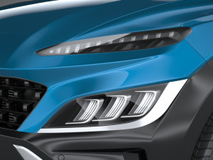 Hyundai Kona 2021 Model 3D