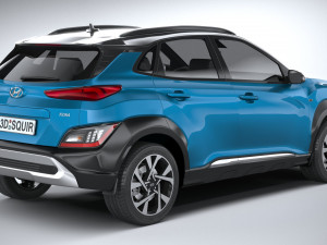 Hyundai Kona 2021 Model 3D