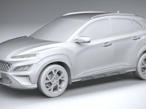 Hyundai Kona 2021 Model 3D