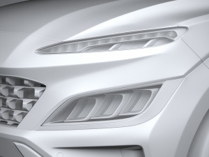 Hyundai Kona 2021 Model 3D