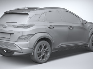Hyundai Kona 2021 Model 3D