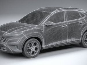 Hyundai Kona 2021 Model 3D