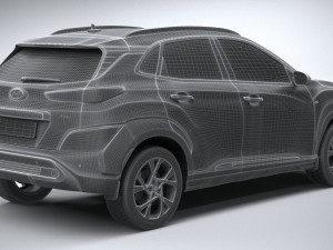 Hyundai Kona 2021 Model 3D