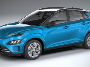 Hyundai Kona Electric 2021 3D Model