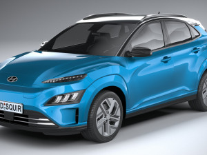 Hyundai Kona Electric 2021 3D Model