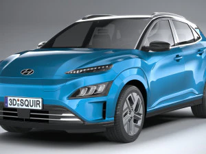 Hyundai Kona Electric 2021 3D Model