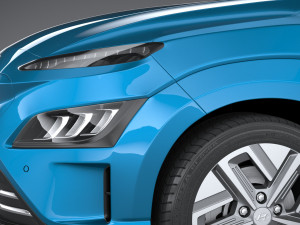 Hyundai Kona Electric 2021 3D Model